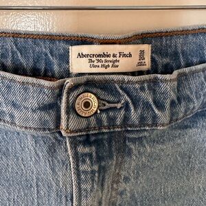 Abercrombie & Fitch High Rise Light Blue Jeans